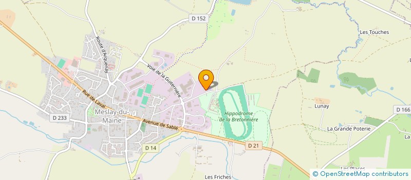 localisation de l'entreprise METHAMAINE à MESLAY-DU-MAINE
