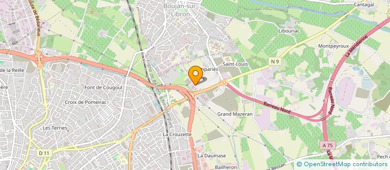 localisation de l'entreprise METHANERGY à BEZIERS