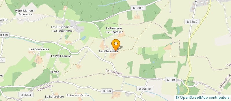 localisation de l'entreprise METHAPERCHE 28 à LA GAUDAINE