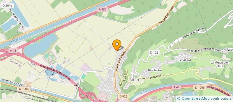 localisation de l'entreprise METHARC  AITON