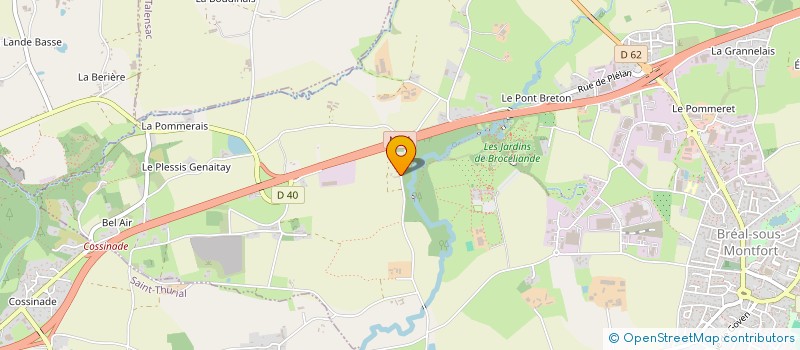 localisation de l'entreprise METHILO  BREAL-SOUS-MONTFORT