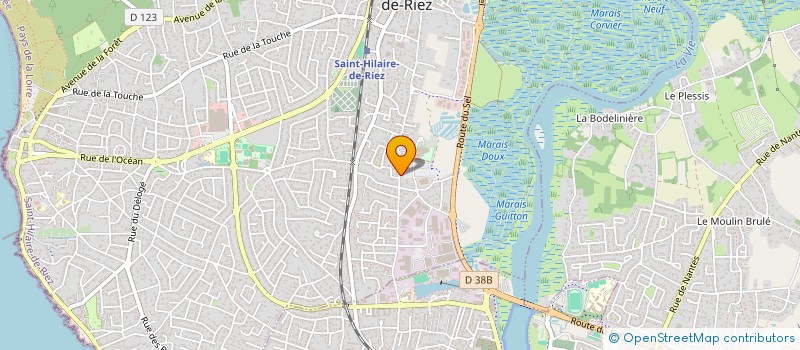 localisation de l'entreprise METHILU à SAINT-HILAIRE-DE-RIEZ