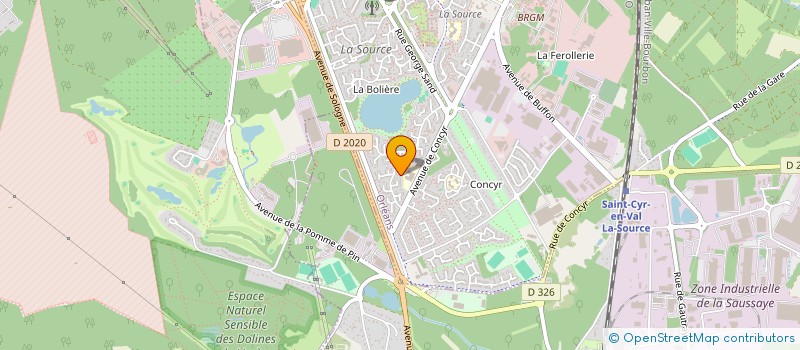 localisation de l'entreprise METHNI INVEST à ORLEANS
