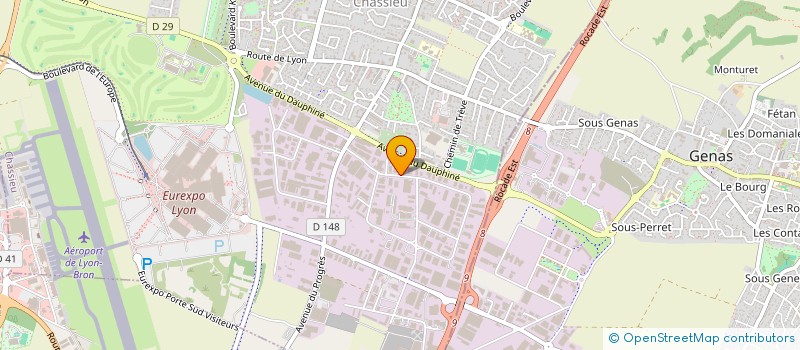 localisation de l'entreprise METHO  GENAS