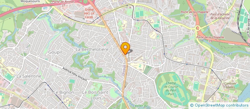 localisation de l'entreprise METHO à NANTES
