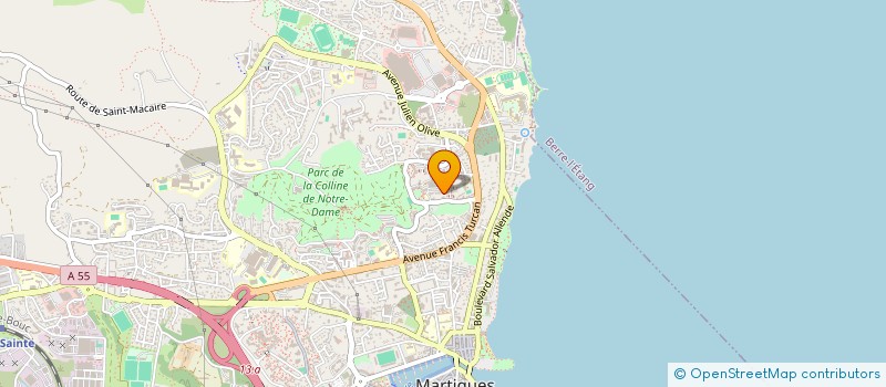 localisation de l'entreprise METHOD-ASSISTANCE  MARTIGUES