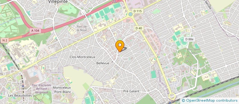 localisation de l'entreprise METHOD TRASCER à VILLEPINTE