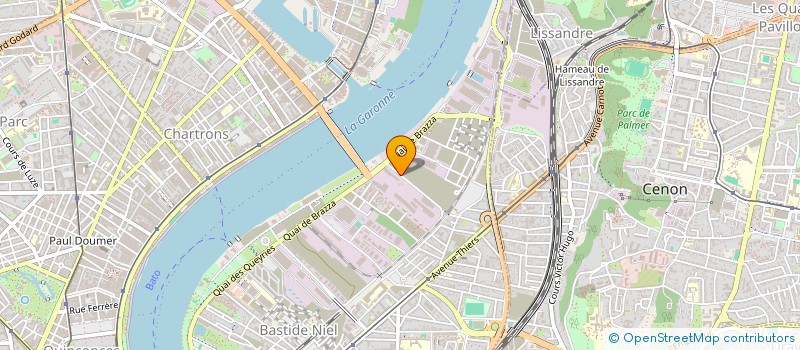 localisation de l'entreprise METHODE CONSEIL EN MAINTENANCE INDUST à BORDEAUX