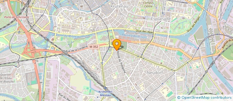 localisation de l'entreprise METHODE D'ENSEIGNEMENT  STRASBOURG
