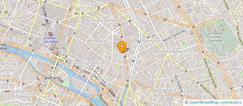 localisation de l'entreprise METHODE DEVELOPPEMENT à PARIS