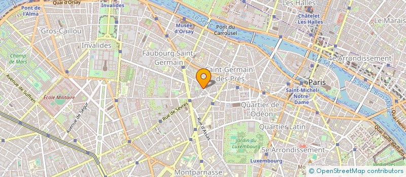 localisation de l'entreprise METHODE ET PLANIFICATION à PARIS