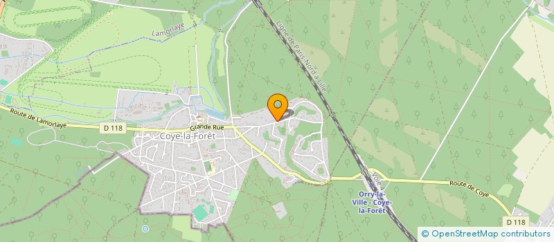 localisation de l'entreprise METHODE INFORMATIQUE ANALYSE  COYE-LA-FORET