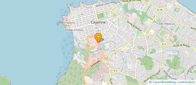 localisation de l'entreprise METHODE PRESTATIONS à CAYENNE
