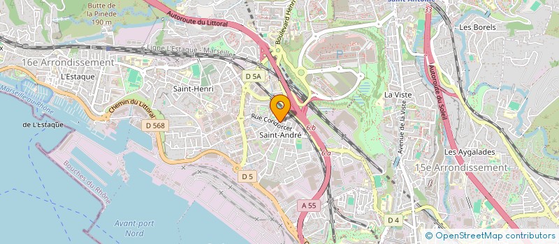 localisation de l'entreprise METHODEK à MARSEILLE