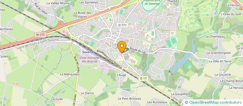 localisation de l'entreprise METHODES APPLIC INDUSTR DE L AUTOMATIQUE  SAVENAY