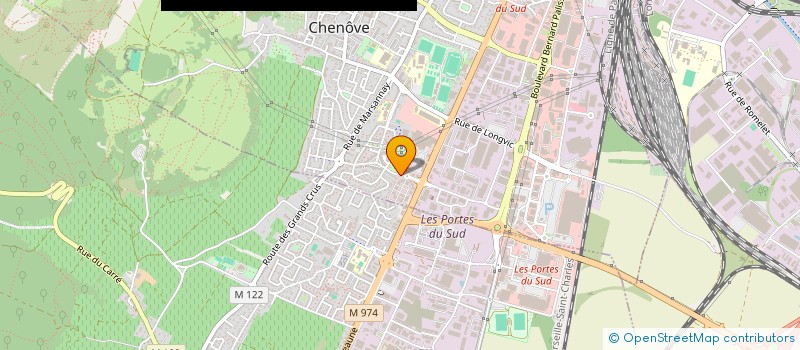 localisation de l'entreprise METHODES B E à CHENOVE