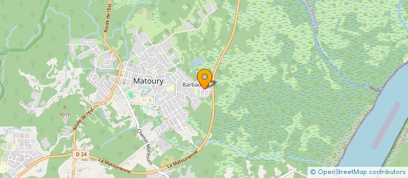 localisation de l'entreprise METHODES CODE  CAYENNE