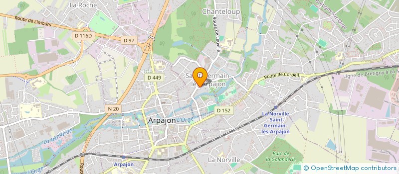 localisation de l'entreprise METHODES ET CONCEPTIONS à SAINT-GERMAIN-LES-ARPAJON