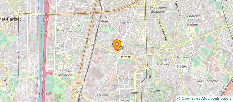 localisation de l'entreprise METHODIA à GRENOBLE