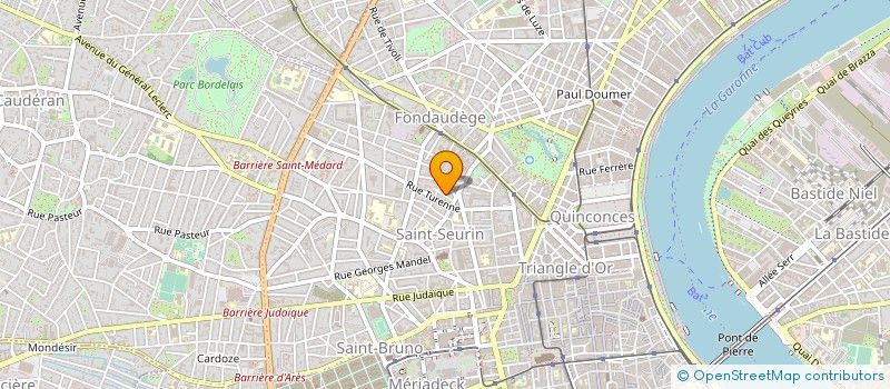 localisation de l'entreprise METHODIM à BORDEAUX