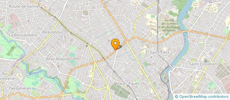 localisation de l'entreprise METHODOMICS à NANTES