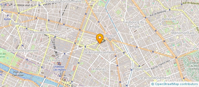 localisation de l'entreprise METHODOS  PARIS