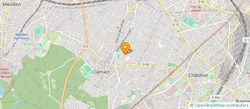localisation de l'entreprise METHODS STUDIO ARCHITECTEURS à CLAMART