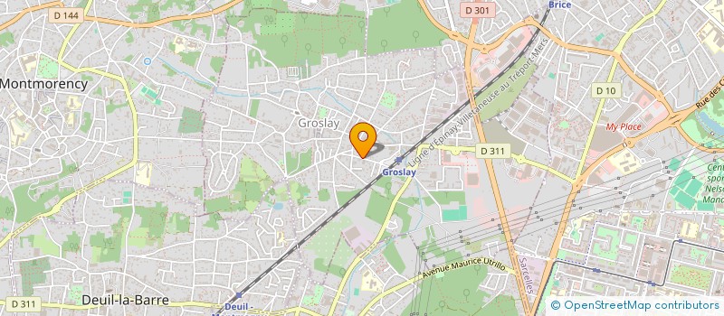 localisation de l'entreprise METHOME  GROSLAY