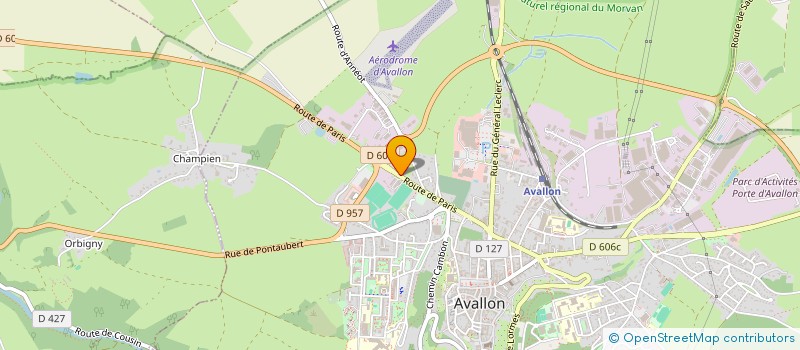 localisation de l'entreprise METHYS à AVALLON