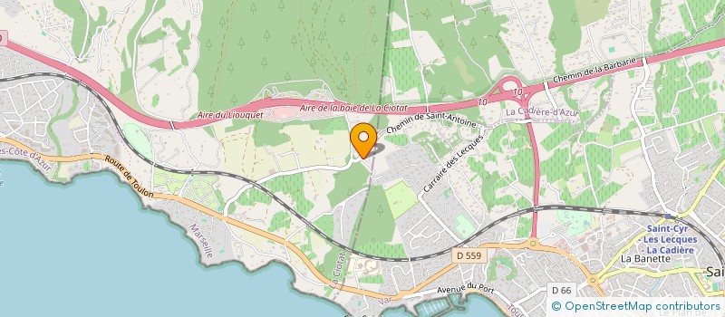 localisation de l'entreprise METI D'OLI  LA CIOTAT