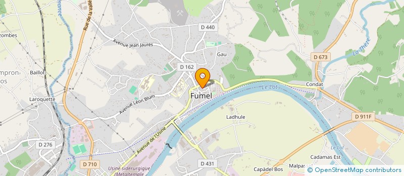 localisation de l'entreprise METI ENERGIES  FUMEL