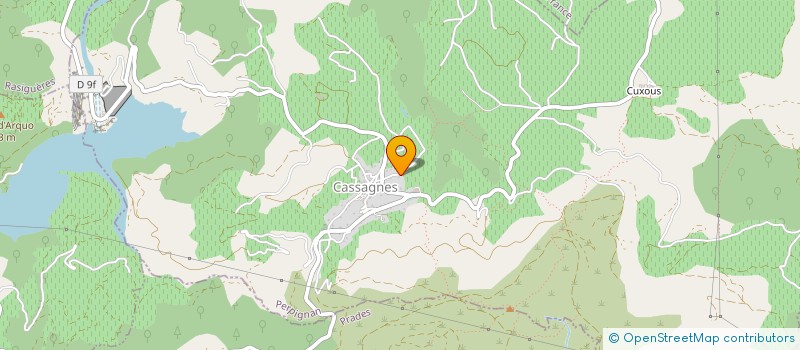 localisation de l'entreprise METICE  CASSAGNES