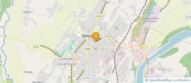 localisation de l'entreprise METIER IMMOBILIER à BELLEY