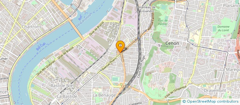 localisation de l'entreprise METIER INTERIM ET CDI BORDEAUX à BORDEAUX