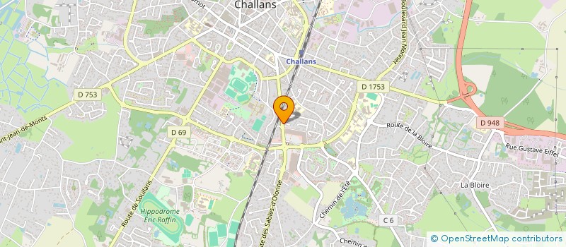 localisation de l'entreprise METIER INTERIM ET CDI CHALLANS  CHALLANS