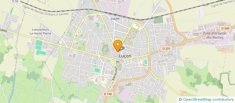 localisation de l'entreprise METIER INTERIM ET CDI LUCON  LUCON