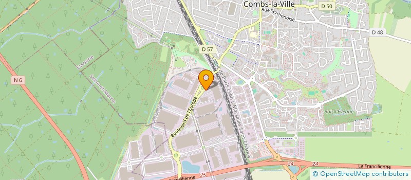 localisation de l'entreprise METIER VISION  COMBS-LA-VILLE