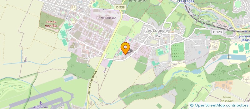 localisation de l'entreprise METIERS BATIMENT RENOVATION AGENCEMENT  LES LOGES-EN-JOSAS