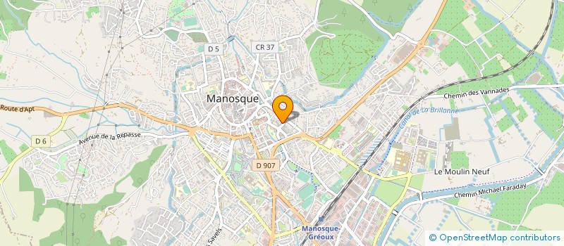 localisation de l'entreprise METIERS D'ART DU PATRIMOINE à MANOSQUE