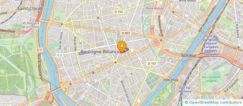 localisation de l'entreprise METIERS DES INDUSTRIES DE SANTE ET BIEN ETRE à BOULOGNE-BILLANCOURT