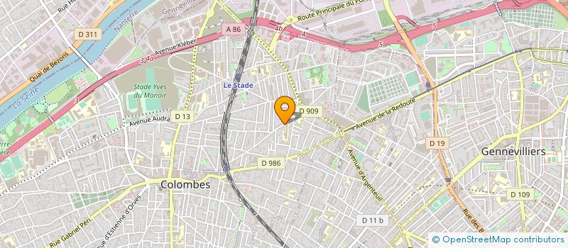 localisation de l'entreprise METIERS MODE D'EMPLOI à COLOMBES