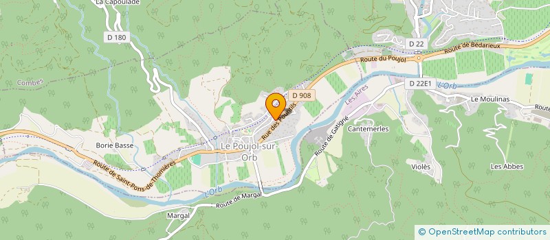 localisation de l'entreprise METIJYOU  LE POUJOL-SUR-ORB