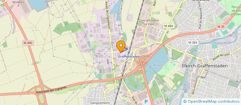 localisation de l'entreprise METIMMO  GEISPOLSHEIM