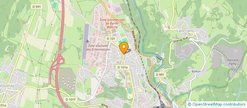 localisation de l'entreprise METIN à VALSERHONE