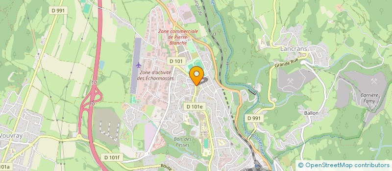 localisation de l'entreprise METIN à VALSERHONE