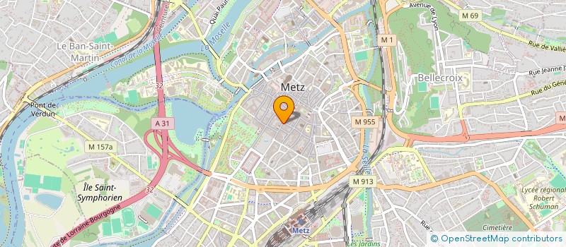 localisation de l'entreprise METIN  METZ