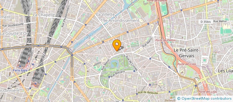 localisation de l'entreprise METIS  PARIS