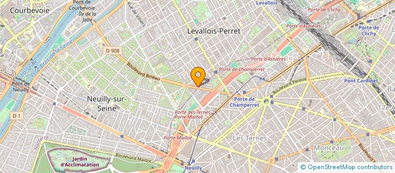 localisation de l'entreprise METIS CONSEILS à LEVALLOIS-PERRET