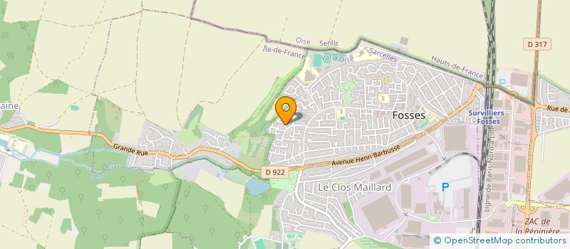 localisation de l'entreprise METIS DEVELOPPEMENT CONSEILS ET FORMATION INFORMATIQUE  FOSSES