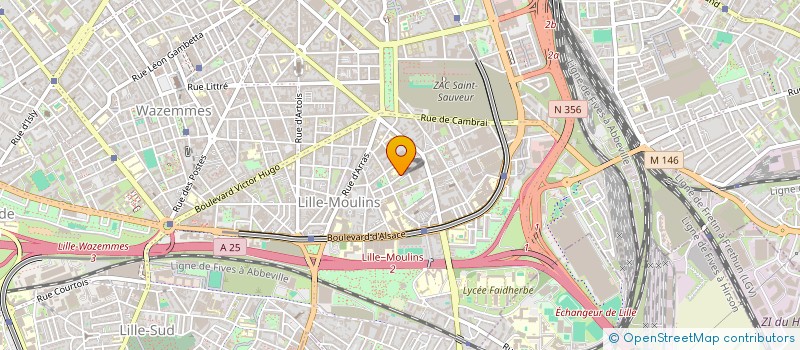 localisation de l'entreprise METIS-EVENTS à LILLE